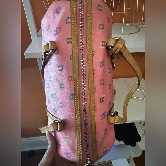 Dooney & Bourke Pink Multicolor Shoulder Bag - Picture 6 of 14